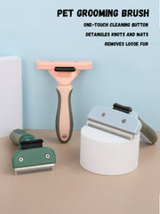 Self-Cleaning Steel Pin Cat Brush