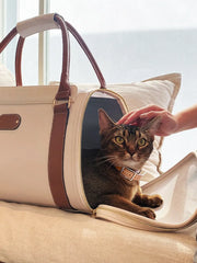 Leather Cat Carrier