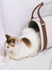 Leather Cat Carrier