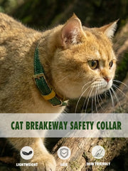 Leather Cat Collar Brown