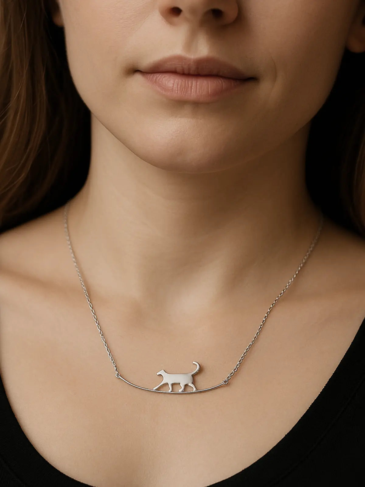 Cat Balance Necklace