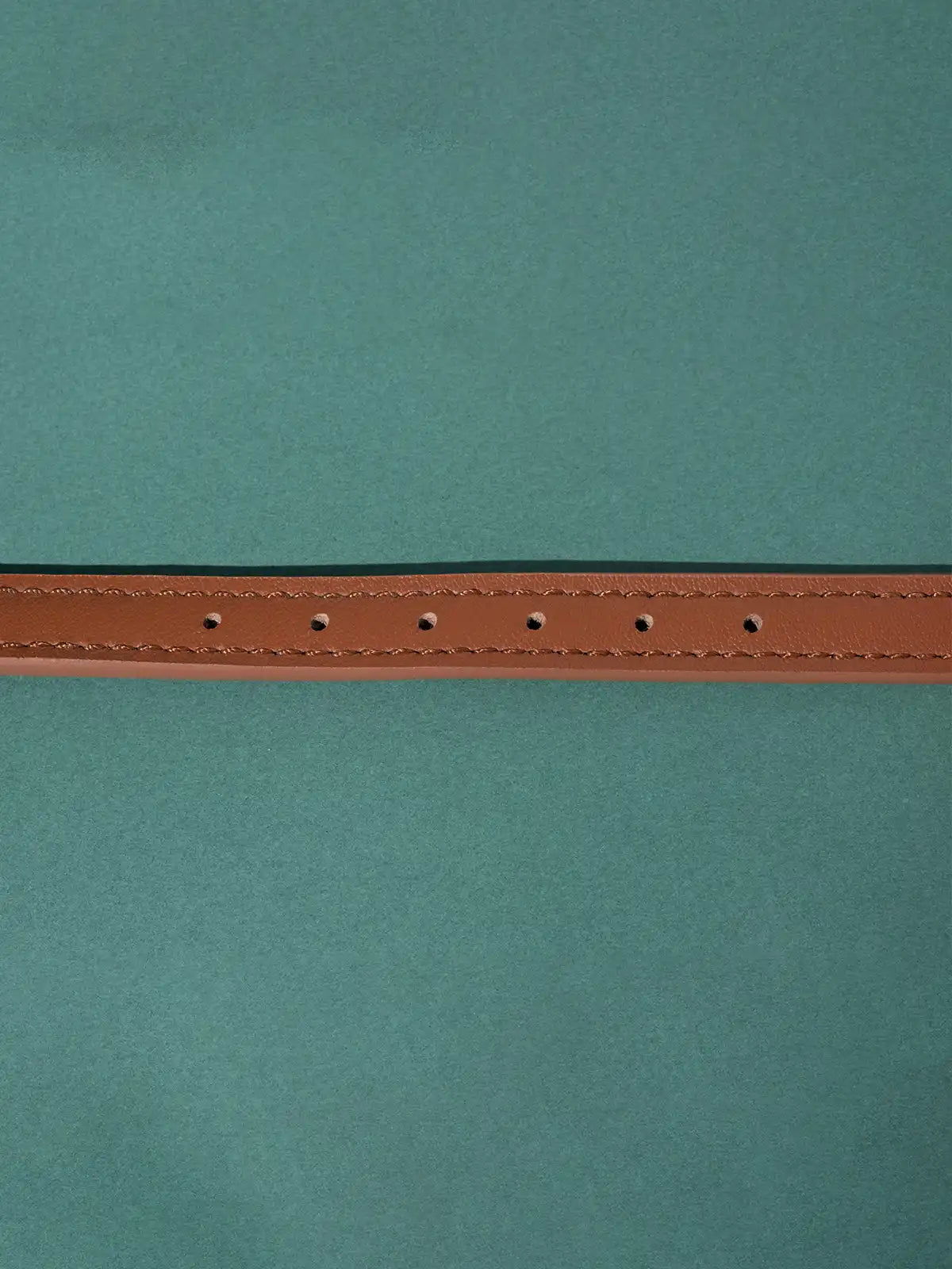 Genuine Leather Cat Collar Green