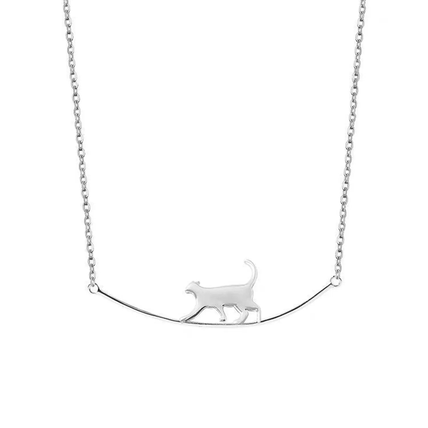 Cat Balance Necklace