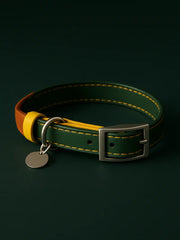 Breakaway Leather Cat Collar YELLOW